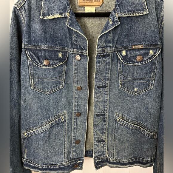 Hollister Sanforized California Denim Jean Jacket Mens Medium - Picture 2 of 6